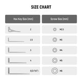 NEEWER UA001 Screws and Hex Keys Storage Plate Kit, view 3