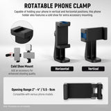 NEEWER SD001 Camera Slider Dolly with Ball Head & Phone Clamp, view 4