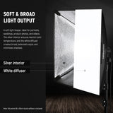 NEEWER SF4040/SF6060 Photography Softbox with E26 Socket & Diffuser, view 6