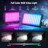 NEEWER SL90 RGB Video Light With App & 2.4G Control, view 3