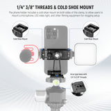 NEEWER SP-18 Phone Tripod Mount Adapter with Arca Type QR Base, view 2