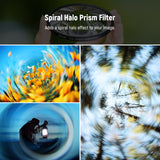NEEWER Spiral Halo Camera Lens Filter, view 4
