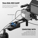 NEEWER SR016 15mm LWS Self Adjusting Shoulder Pad with V Mount Battery Plate, view 4