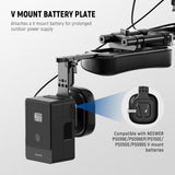 NEEWER SR016 15mm LWS Self Adjusting Shoulder Pad with V Mount Battery Plate, view 5