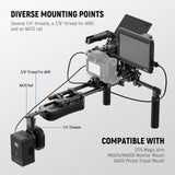 NEEWER SR016 15mm LWS Self Adjusting Shoulder Pad with V Mount Battery Plate, view 6