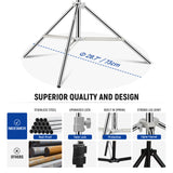 NEEWER ST-190SS Upgraded 190cm Stainless Steel Light Stand, view 6