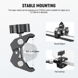 NEEWER ST07C/ST16C Magic Arm with Super Clamp, view 4