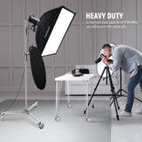 NEEWER ST198SS 198cm Stainless Steel Wheeled Stand, view 4