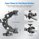 NEEWER ST85 Super Clamp with 3" Dual Ballhead Magic Arm, view 2