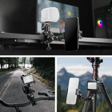NEEWER ST85 Super Clamp with 3" Dual Ballhead Magic Arm, view 4