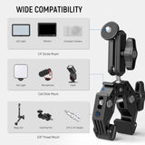 NEEWER ST83 Super Clamp with 3" Dual Ballhead Magic Arm, view 6