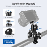 NEEWER ST87 Super Clamp with Ballhead, view 5