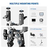 NEEWER Heavy Duty Super Clamp with Two 360° Dual Ball Head Magic Arms, view 6