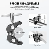 NEEWER ST15C/ST25C Super Clamp with Magic Arm Kit, view 5