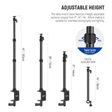 NEEWER TL253A+CR221A Tabletop Camera Mount Stand, view 2