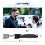 NEEWER MS004 Telescoping Interview Mic Handle for Wireless Go, view 3