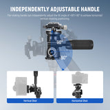 NEEWER TH03 Video Camera Tripod Pan Tilt Head, view 4