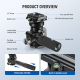NEEWER TH03 Video Camera Tripod Pan Tilt Head, view 5