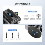 NEEWER TH03 Video Camera Tripod Pan Tilt Head, view 6