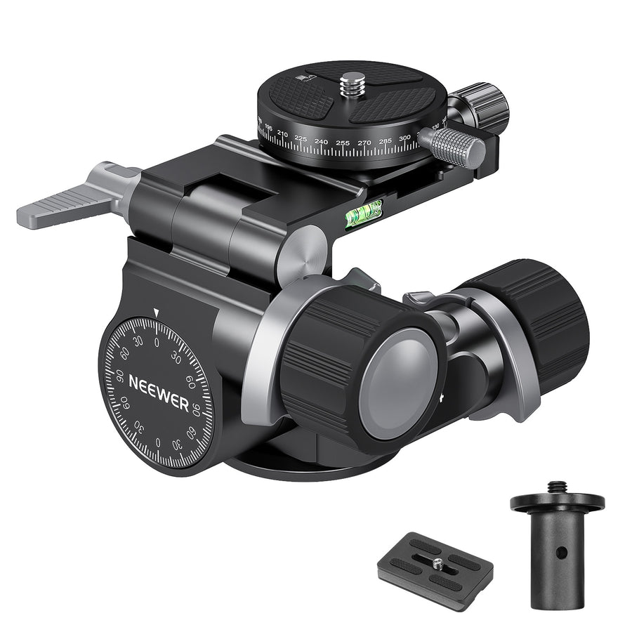 NEEWER TH14 2 Way Geared Tripod Head