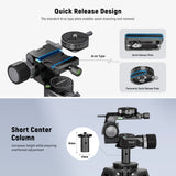 NEEWER TH14 2 Way Geared Tripod Head, view 4