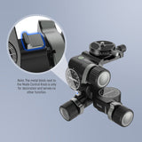 NEEWER TH15/TH16 3-Way Geared Tripod Head, view 4