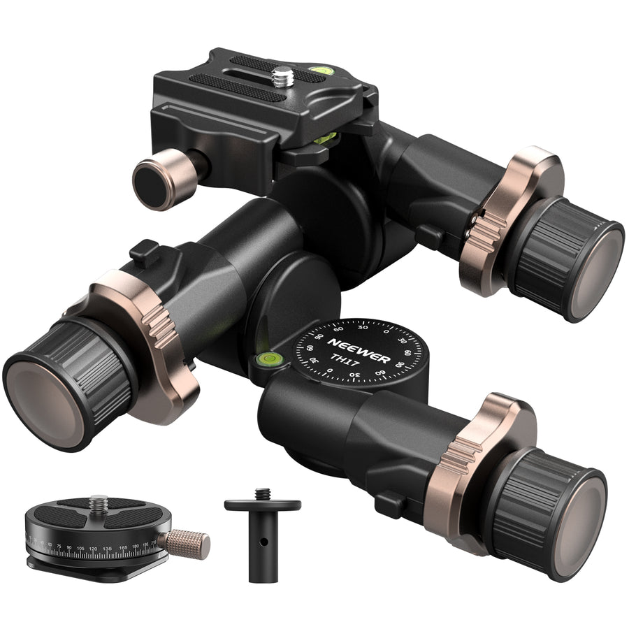 NEEWER TH17 3 Axis Geared Tripod Head