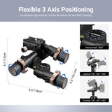 NEEWER TH17 3 Axis Geared Tripod Head, view 2