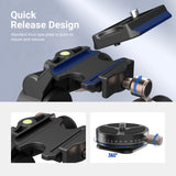 NEEWER TH17 3 Axis Geared Tripod Head, view 5