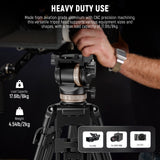 NEEWER TH45 Tripod Fluid Head with Adjustable Damping, view 4