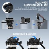 NEEWER TH45 Tripod Fluid Head with Adjustable Damping, view 5
