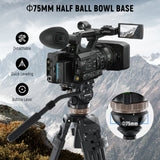 NEEWER TH45 Tripod Fluid Head with Adjustable Damping, view 6