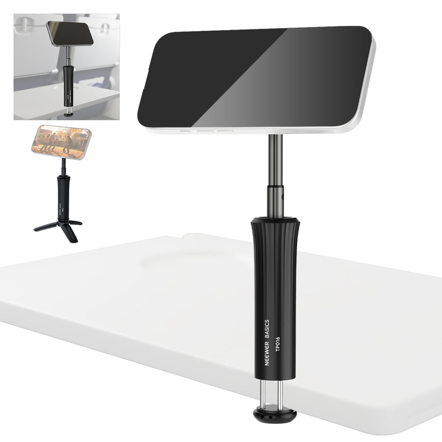 NEEWER TP016 Magnetic Airplane Phone Holder with Mini Tripod