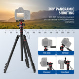NEEWER TP08 77" Camera Tripod Monopod, view 6
