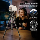 NEEWER TP10 Carbon Fiber Desktop Mini Tripod, view 3
