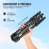 NEEWER TP39 65" Carbon Fiber Camera Tripod, view 2