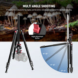 NEEWER TP63/TP64 Overhead Horizontal Camera Tripod Monopod, view 6