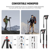 NEEWER TP72A 72" Fluid Head Video Tripod Monopod, view 5