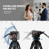 NEEWER TP73 65" Heavy Duty Yet Lightweight Video Tripod, view 5