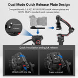 NEEWER TP74 74" Pro Video Tripod with Fluid Head, view 4