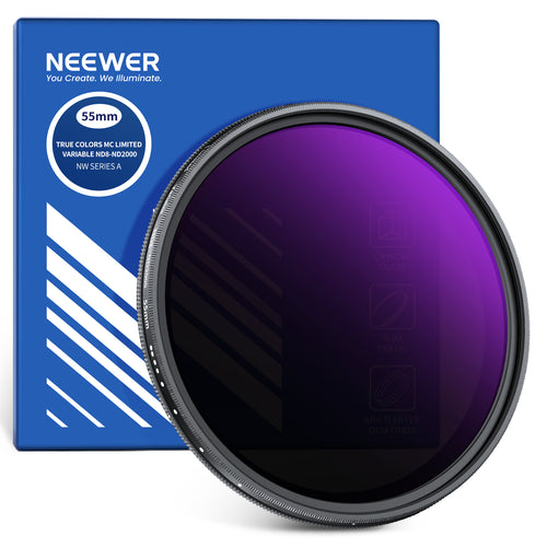 NEEWER True Colors Variable ND Filter ND8–2000 with Hard Stop