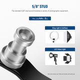 NEEWER TS008 2 Pack T Type Wall Ceiling Mount, view 5