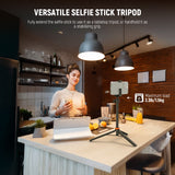 NEEWER BASICS TS04 59" Selfie Stick Tripod, view 2