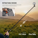 NEEWER TS05 62.9" All Metal Phone Tripod Selfie Sticks, view 6