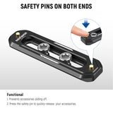NEEWER UA007/UA022 Quick Release Mini NATO Rail, view 2
