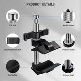 NEEWER End Jaw Grip with 5/8" Stud, view 4