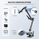 NEEWER UA018 21" Magic Arm Camera Mount with Super Clamp, view 6