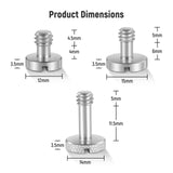 NEEWER UA026 15PCS 1/4" Screws with Storage Cases, view 4