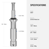 NEEWER UA027 Junior to Baby Pin Adapter, view 2