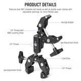 NEEWER UA036 Double Super Clamp Camera Mount, view 2